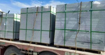 徐州 芝麻白花岗岩地铺石装车日常