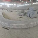徐州 芝麻白异形坐凳，自然面光面弧形加工