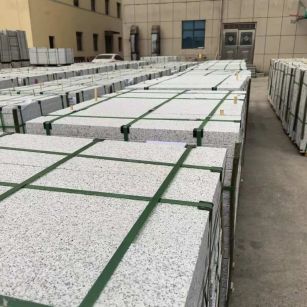 徐州 白麻花岗岩5.0公分荔枝面地铺石