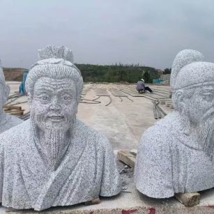 徐州 白麻花岗岩石材人物立体雕刻