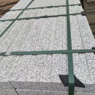 徐州 白麻花岗岩直行盲道石，盲条，地铺石