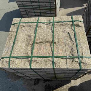 徐州 黄金麻花岗岩石材自然面蘑菇石成品