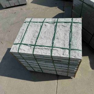 徐州 白麻花岗岩石材自然面蘑菇石成品