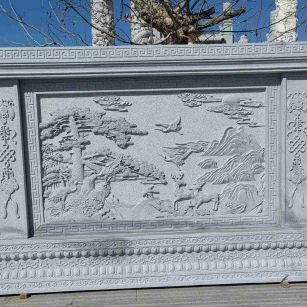 徐州 芝麻白大型照壁，屏风，影壁
