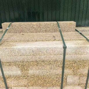 徐州 黄金麻花岗岩石材机切面栏杆料半成品