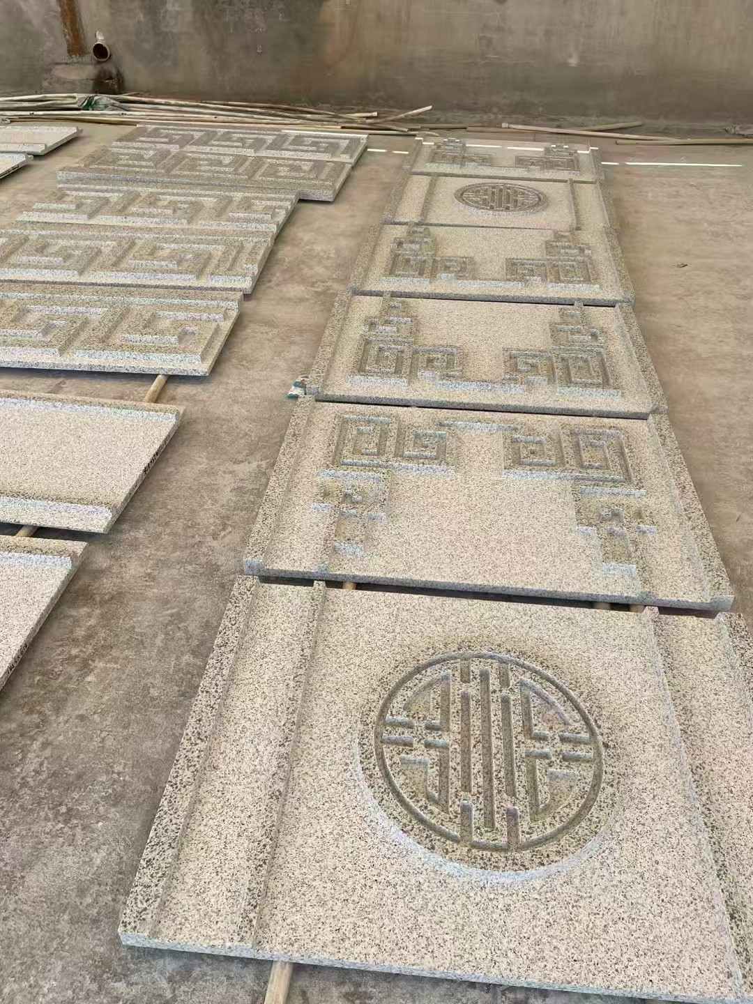 徐州 白麻花岗岩外墙立面雕刻板