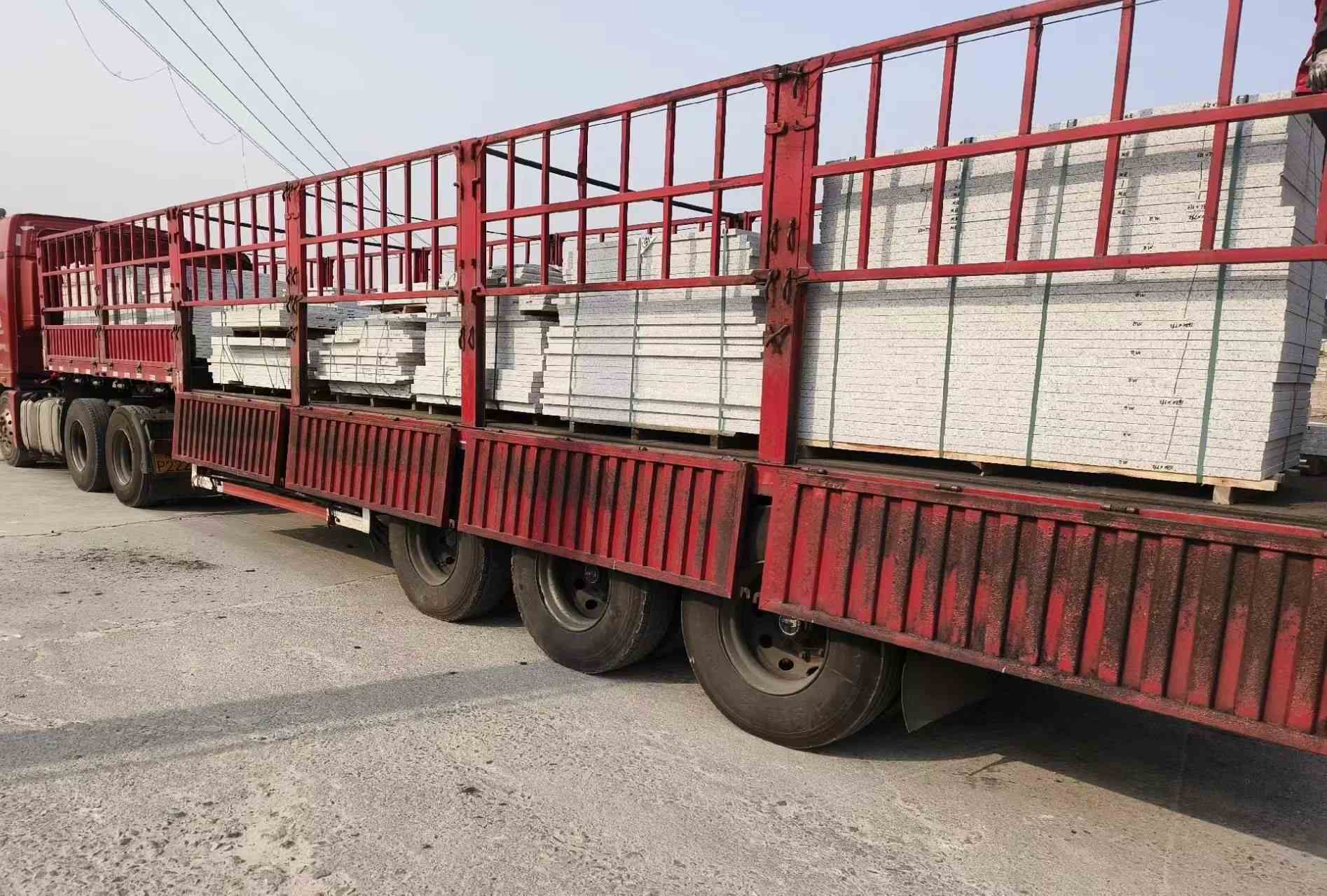 徐州 白麻荔枝面外墙干挂，工厂装车日常