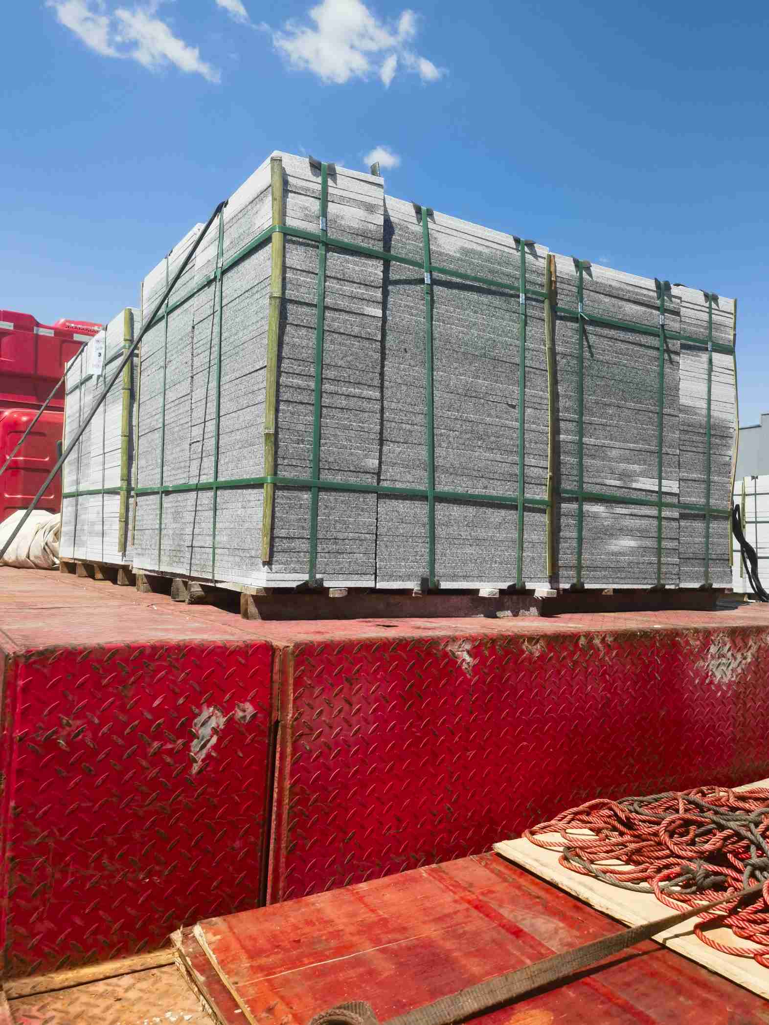 徐州 芝麻白火烧规格板地铺石300*600/600*600