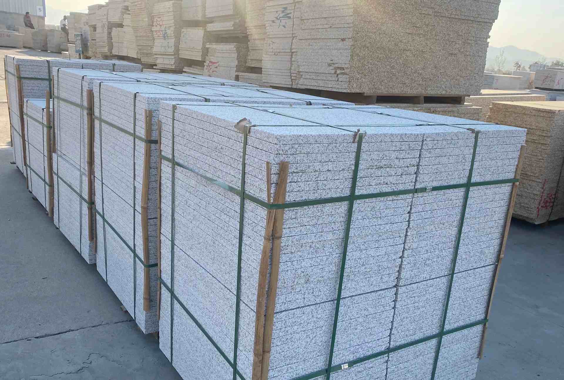 徐州 白麻花岗岩荔枝面地铺石