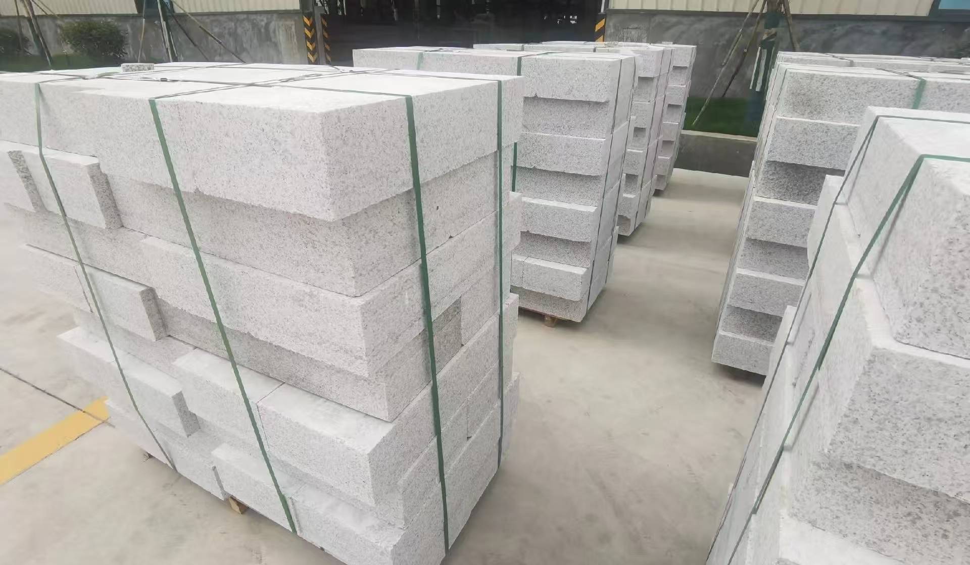 徐州 白麻花岗岩路沿石，立缘石，平缘石，路牙石，道牙石，马路牙子等