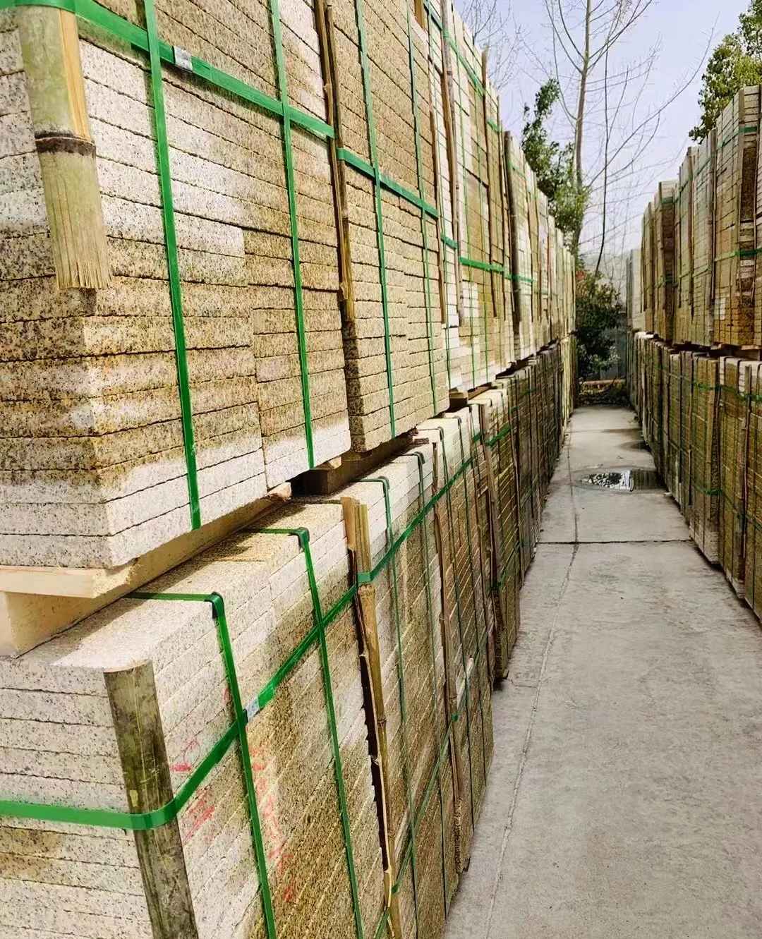 徐州 黄金麻花岗岩荔枝面地铺石